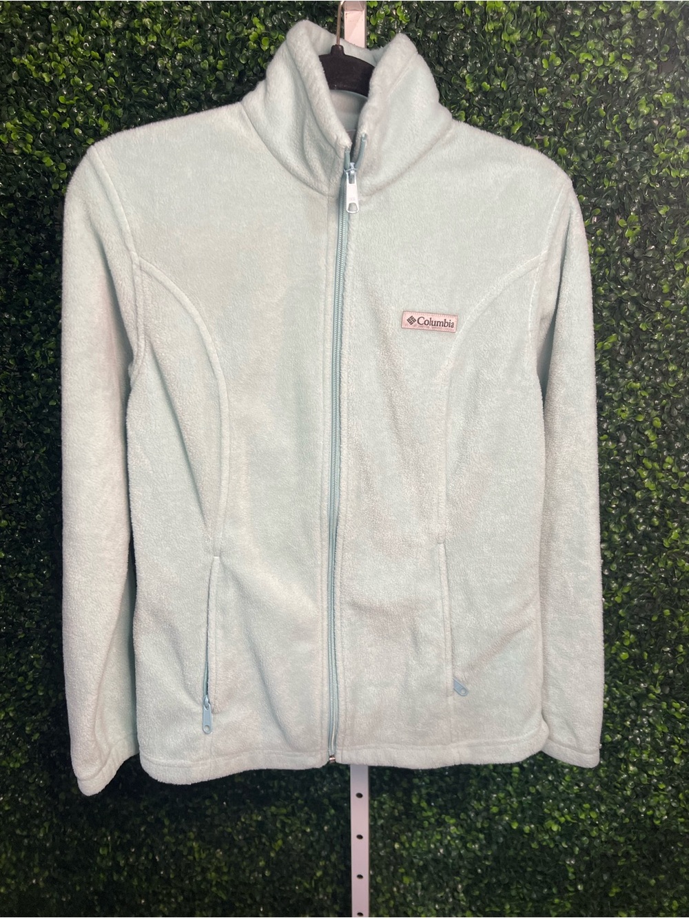 Columbia Light Mint Full-Zip Fleece Jacket